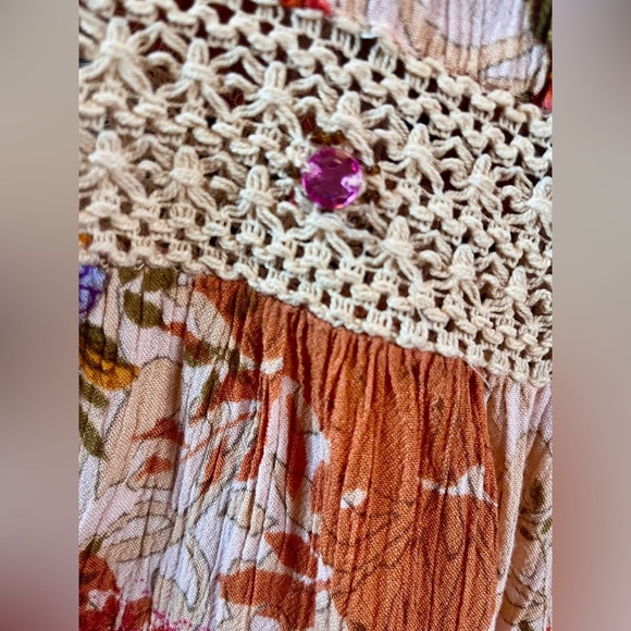 FAIRY GRUNGE WHIMSY PEASANT MAXI SKIRT - Picture 2 of 4